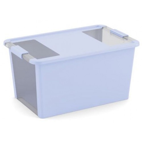 KIS BI BOX L 40L 55x35x28cm sv. modrý/transparent