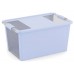 KIS BI BOX L 40L 55x35x28cm sv. modrý/transparent