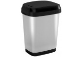 KIS DUAL SWING BIN STYLE M 25L Odpadkový koš 26 x 37,5 x 48,5 cm steel