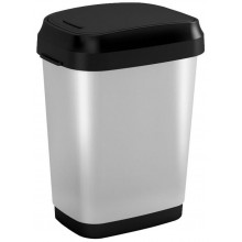 KIS DUAL SWING BIN STYLE M 25L Odpadkový koš 26 x 37,5 x 48,5 cm steel