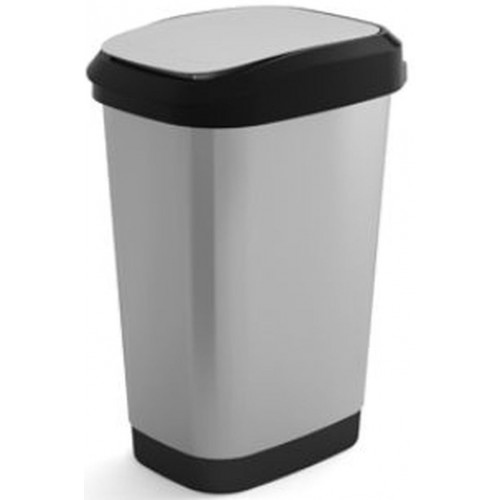 KIS DUAL TOUCH BIN STYLE L 50L STEEL odpadkový koš 31x42x60cm