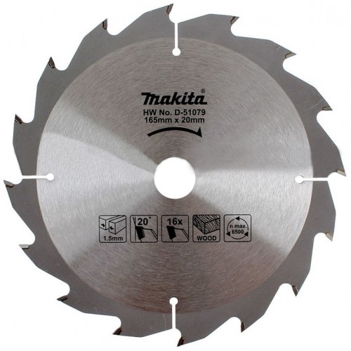 MAKITA D-51079 pilový kotouč 165x20mm 16Z