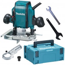 MAKITA RP0900J Vrchní frézka (900W/6-8mm) Makpac