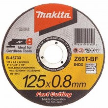 MAKITA B-45733 řezný kotouč 125x0,8x22mm nerez