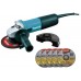 MAKITA 9558HNRX1 Úhlová bruska (840W/125mm)