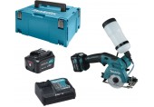 MAKITA CC301DSMJ Aku řezačka skla a dlaždic 85 mm, Li-ion CXT (2x4,0Ah/12V) MAKPAC 3