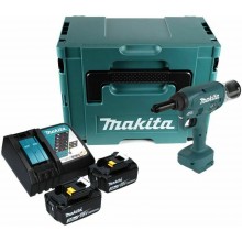 MAKITA DRV250RFJ Aku nýtovačka Li-ion LXT (2x3,0 Ah /18V) Makpac