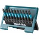 MAKITA E-12011 Sada torzních bitů 1/4" Impact Black, 10 ks