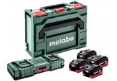 Metabo Základní set 18V/4x10,0 Ah, ASC 145 DUO, metaBox 685143000