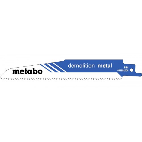 Metabo „Demolition metal" 5 Plátky pro pily ocasky na kov 150 x 1,6 mm 631992000