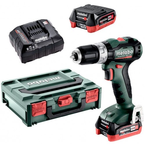 Metabo PowerMaxx SB 12 BL Akumulátorová příklepová vrtačka (12V/2x4,0Ah) MetaBox 601046800