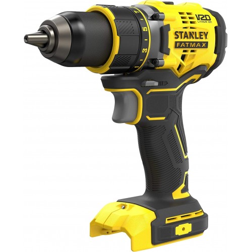 STANLEY SFMCD720B FatMax V20 Aku bezuhlíková vrtačka (80Nm/18V/bez aku a nabíječky)