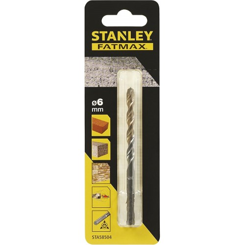 STANLEY STA58504 FatMax Vrták do betonu, kamene a zdiva s 3hrannou stopkou 6,0 x 100-60mm