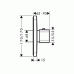 Hansgrohe AXOR URQUIOLA Highflow termostat pod omítku, chrom 11731000