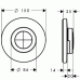 Hansgrohe iControl mobile Elektron. ventil pro Rainfall bez osv., chrom 15942000