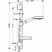 Hansgrohe RAINDANCE Sprchová sada S 100 AIR 3jet/ Unica´S Puro 0,90 m DN15, chrom 27880000