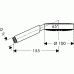 Hansgrohe RAINDANCE S 100 AIR 1jet Ruční sprcha DN15, chrom 28509000