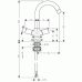 Hansgrohe TALIS S2 Umyvadlová baterie se dvěma kohouty DN15, chrom 32030000