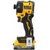 DeWALT DCF870E2T Aku rázový utahovák PowerStack (1/4"/56Nm/18V/2x1,7Ah) Tstak