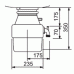 Franke DS-UP 300 drtič odpadu 134.0059.569