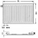 Kermi Therm X2 Profil-V deskový radiátor 10 600 / 2600 FTV100602601L1K