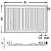 Kermi Therm X2 Profil-V deskový radiátor 10 500 / 800 FTV100500801R1K
