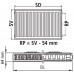 Kermi Therm X2 Profil-kompakt deskový radiátor 12 300 / 700 FK0120307
