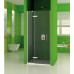 RONAL PL Pur Light jednokřídlé dveře + pevná stěna, 120cm, vlevo, aluchrom/čiré PLG12005007