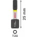 BOSCH Bit PRO Torx Impact, T20, 25 mm, s krabičkou k vystavení, 10 × 25 ks 2607002805