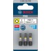 BOSCH Bit PRO T Impact, T20 × 25, T25 × 25, T30 × 25 mm, 3 ks 2608522479