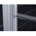 RONAL SLM6 Mobility rozdělené dveře pro stěnu, 90cm, levé, alchr./čiré sklo SLM6G09005007