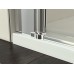 RONAL SL2 Swing-Line dvoukřídlé dveře, 80 cm, bílá/černé SL208000455