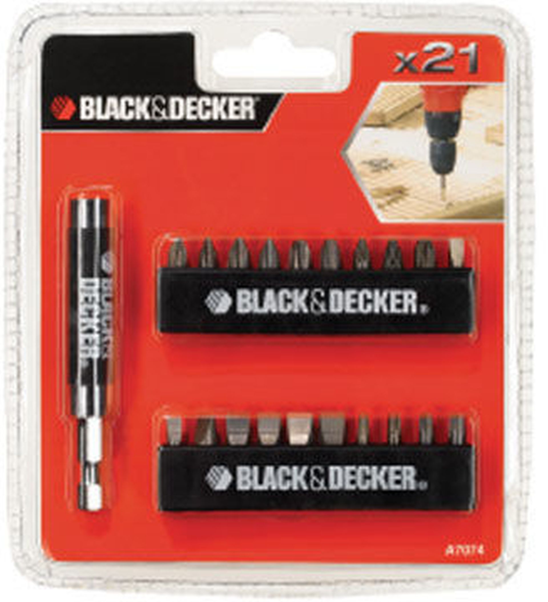 Black & Decker A7074-XJ Sada šroubovacích bitů 21ks