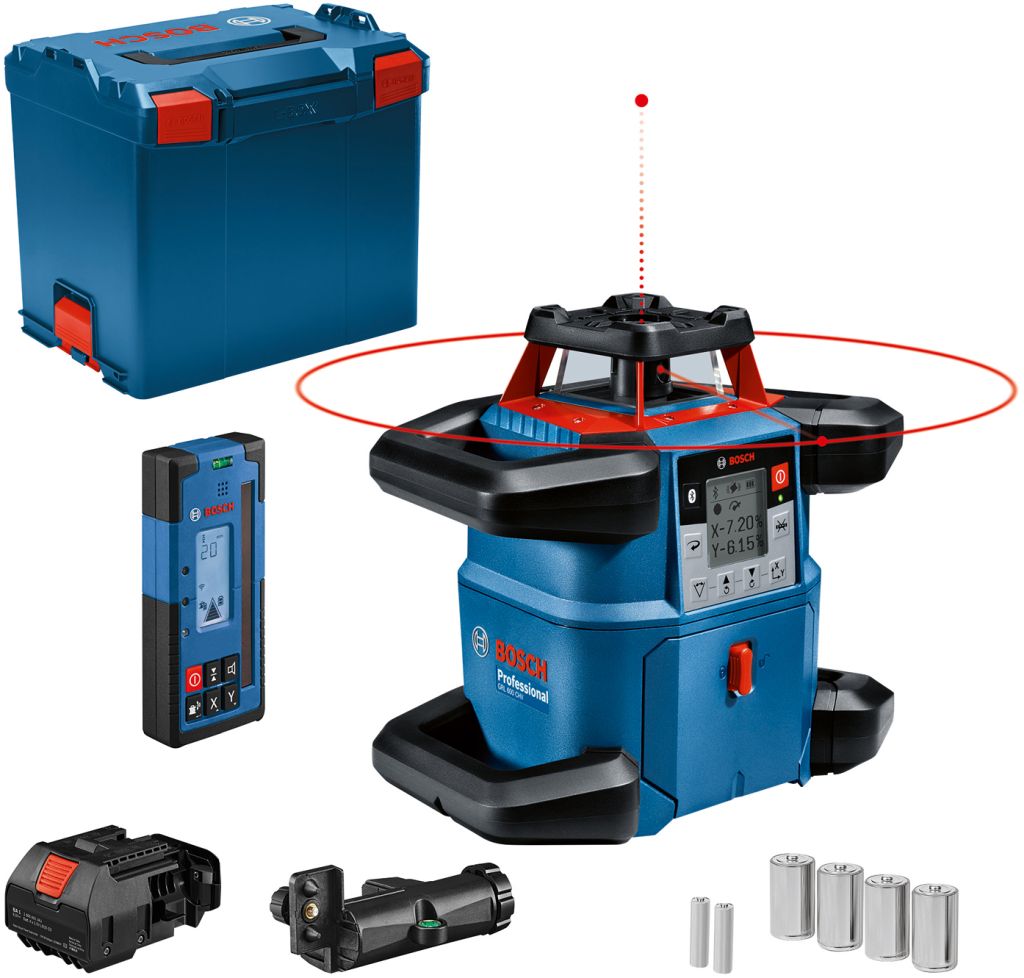 BOSCH GRL 600 CHV Rotační laser + RB 60 + L-BOXX 374 + LR 60 0601061F01