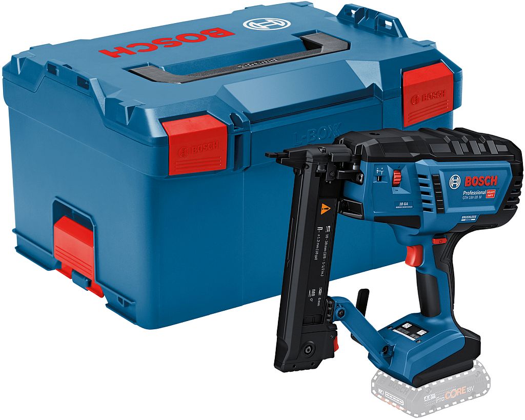 BOSCH GTH 18V-38 M PROFESSIONAL Akumulátorová sponkovačka do dřeva 0601482501