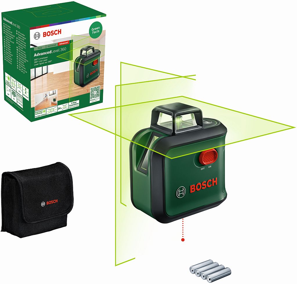 BOSCH AdvancedLevel 360 Křížový laser 360° 0603663B06