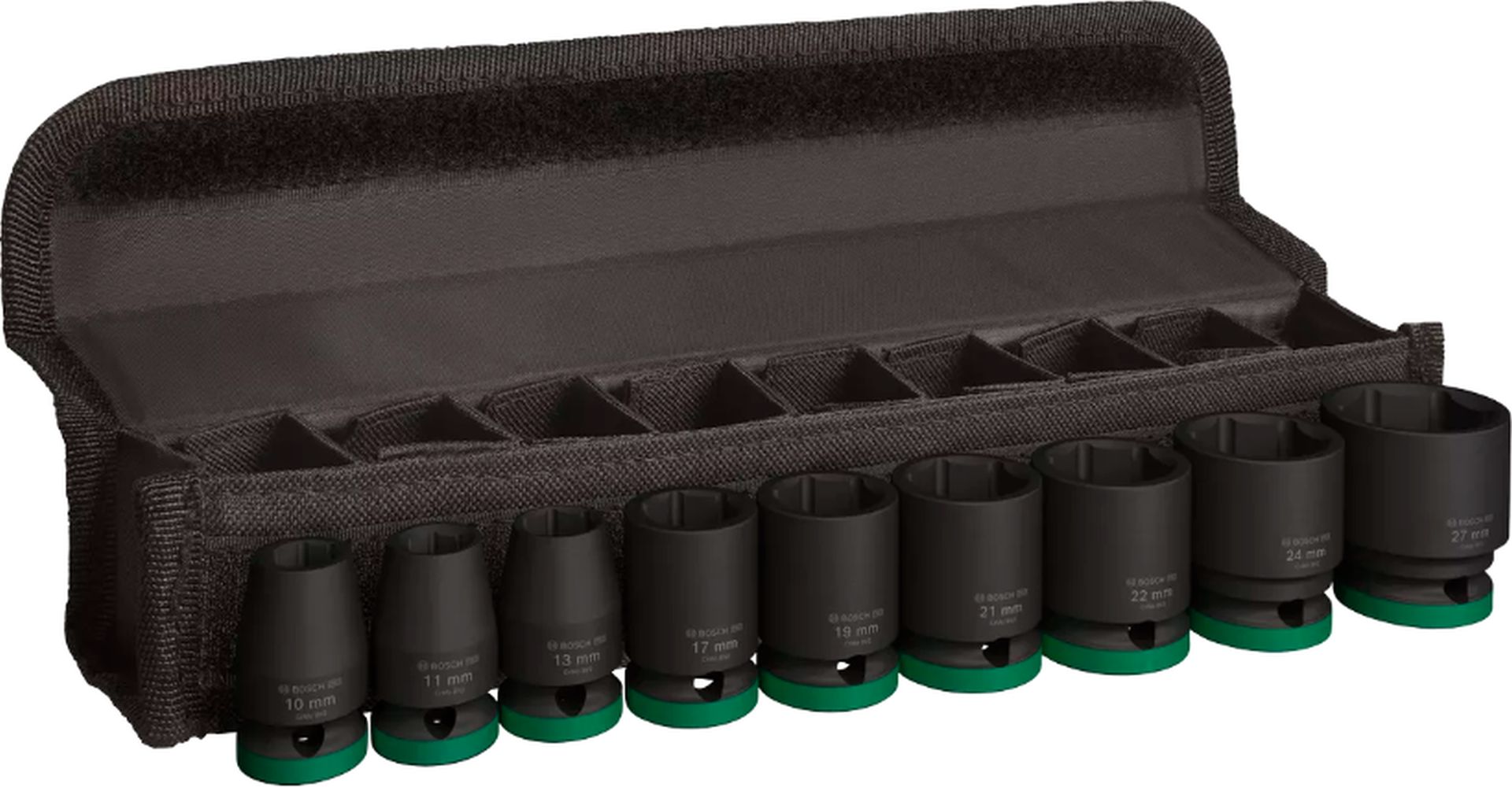 BOSCH Sada PRO Impact Socket Set, 1”, standardní, 9 ks 2608003038