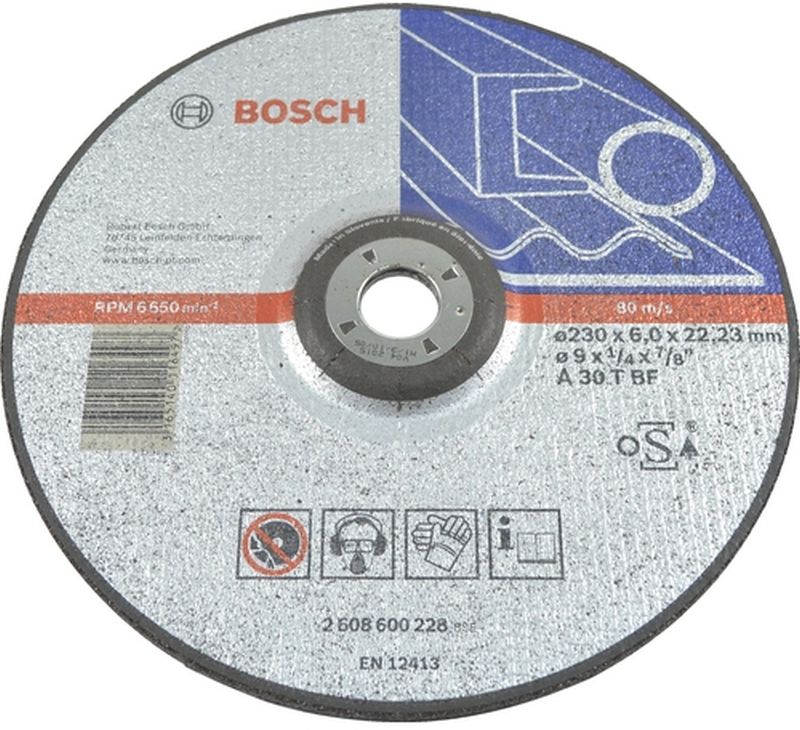 BOSCH Expert for Metal Hrubovací kotouč profilovaný, 230x22,23x6 mm 2608600228