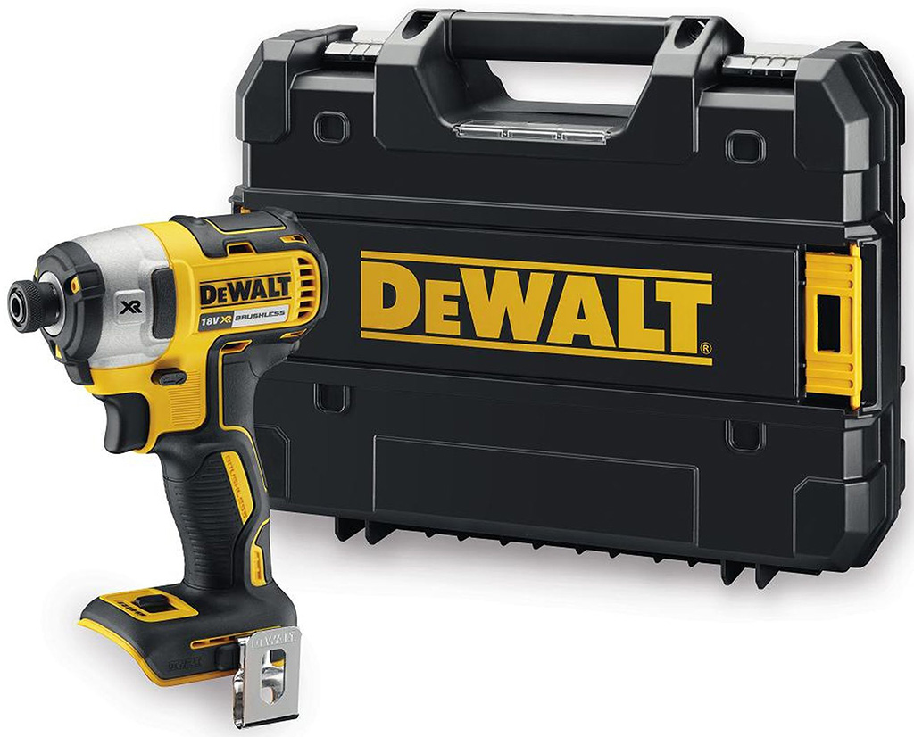 DeWALT DCF887NT Aku Rázový utahovák s 3 převodovými stupni 1/4" (205Nm/18V/bez aku) kufr Tstak