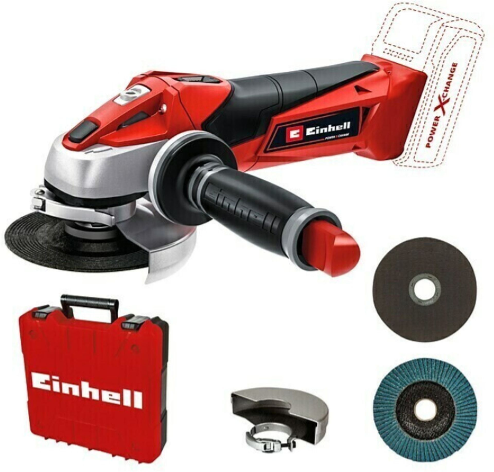 Einhell TE-AG 18/115 Li - Solo Acc Aku úhlová bruska 4431123