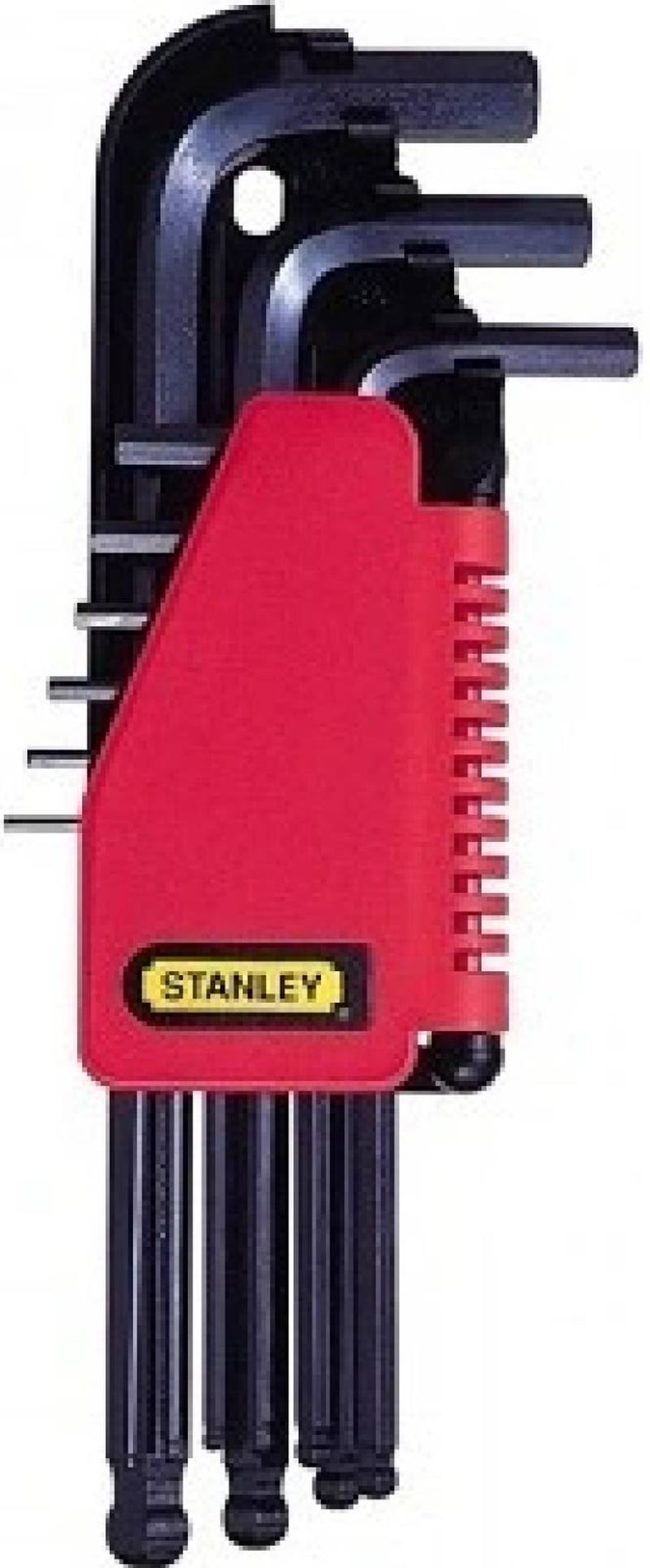 STANLEY 0-69-256 9dílná sada šestihranných zástrčných klíčů Inbus s kuličkou - metrická